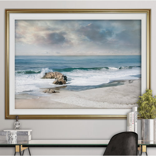 Framed Handwoven Textile (Blue Frame) main image 1